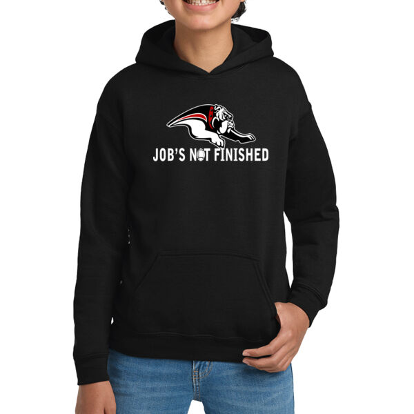 Job Not Finished Youth PosiCharge Hoodie Thumbnail