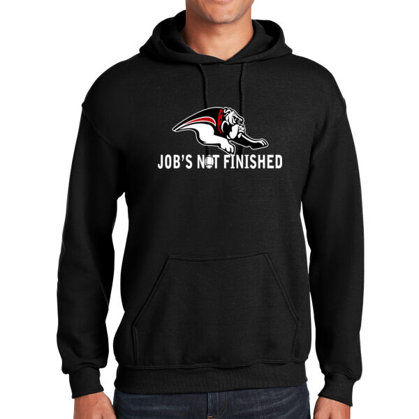 Job Not Finished Adult PosiCharge Hoodie Thumbnail