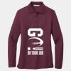Ladies Silk Touch Long Sleeve Polo Thumbnail